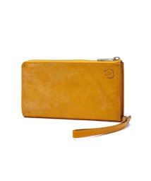 CIE(シー)/CIE 長財布 シー ELVA LONG L ZIP WALLET 財布 ファスナー L字ファスナー長財布 L字ファスナー 本革 革 牛革 レザー 032171/イエロー