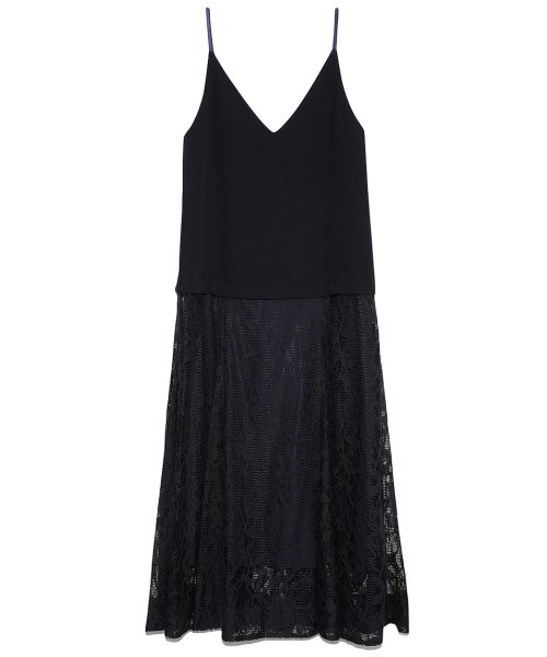 レースドッキングキャミワンピース リリー ブラウン Lily Brown Magaseek