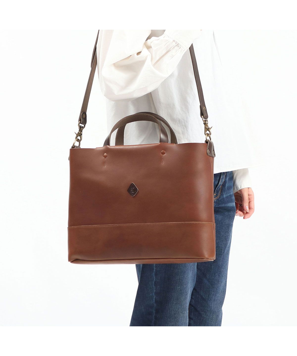 クレドラン トートバッグ CLEDRAN ENROU エンロ 2WAY TOTE トート A4 ショルダー 本革 レザー ショルダー 日本製  CL－3335