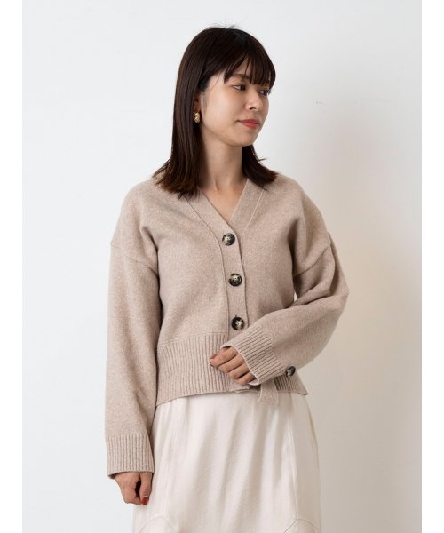 袖ベルトニットカーディガン リリー ブラウン Lily Brown Magaseek