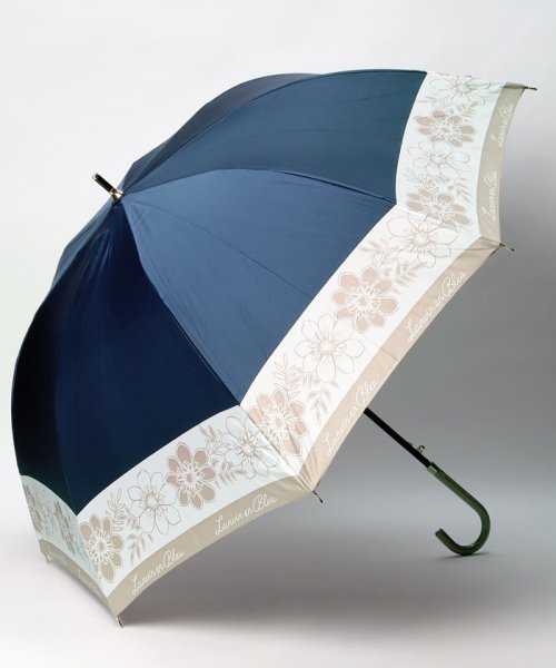 LANVIN en Bleu(umbrella)(ランバンオンブルー（傘）)/LANVIN en Bleu 傘 ”フラワー”/ネイビーブルー