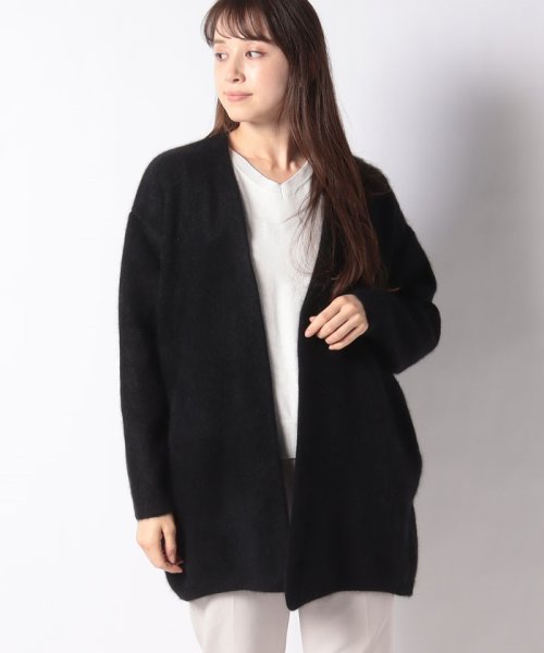 MICA&DEAL(マイカアンドディール)/raccoon dual cardigan/99black