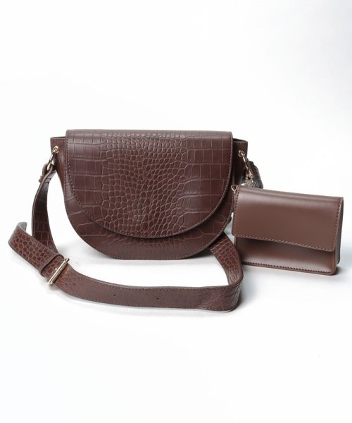 Natural Couture エコバッグ入れパス付きハーフムーンバッグ ナイスクラップ アウトレット Nice Claup Outlet Magaseek