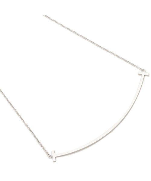 ティファニー アクセサリー ネックレス Tスマイル Large ペンダント ホワイトゴールド レディース Tiffany Co ティファニー Tiffany Co Magaseek