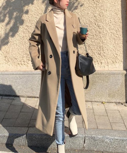 Girlydoll ロングコート 21秋冬商品 韓国ファッション ガーリードール Girly Doll Magaseek