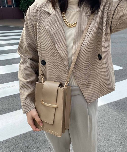 セール スタイリッシュかつスマートなミニショルダーバッグ スマホ ミニ財布 収納 ポーチ ポシェット ミニ財布 ミニマリストさんにおすすめ レディース ミニショルダーバ ファッションレター Fashion Letter Magaseek