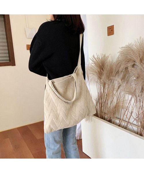 セール ニット ショルダーバッグ 編みバッグ韓国 ミニミニストア Miniministore Magaseek