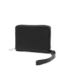 CIE(シー)/CIE 二つ折り財布 シー ELVA SHORT ROUND ZIP WALLET 財布 二つ折り ボックス型小銭入れ 本革 032172/ブラック