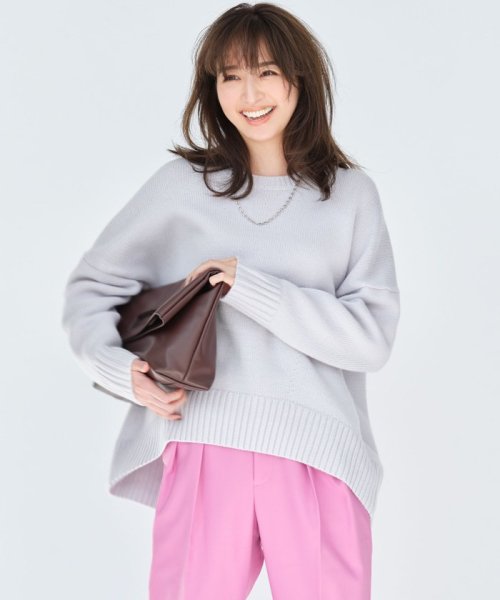 セール Onward Mag ウールカシミヤブレンドバルキー エディターズ ニット 23区 小さいサイズ Nijyusanku Small Size Magaseek