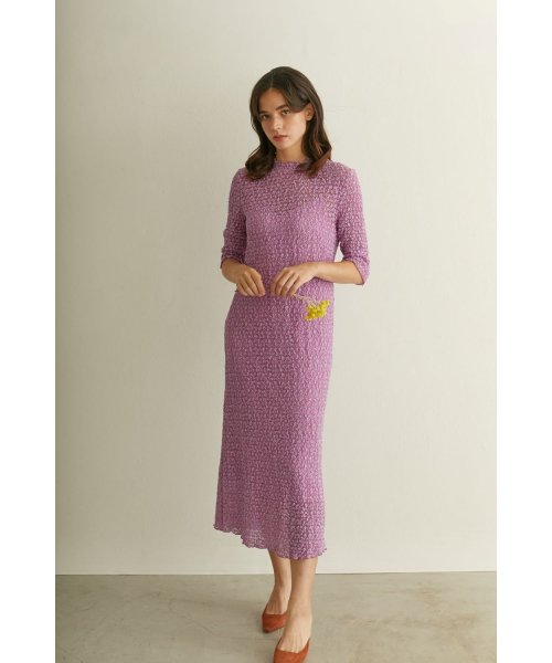 セール チュールレースハイネックワンピース トロワズィエムチャコ Troisiemechaco Magaseek