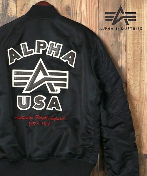 超特価sale開催 Ma 1 Alpha アルファ Back シンプル ミリタリージャケット フライトジャケット ワーク ミリタリー アメカジ Fly Ta0199 アウター Made2mentor Com