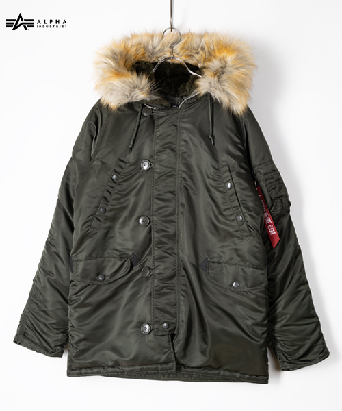 ALPHA INDUSTRIES×ROSSO　B-3ジャケット 黒　アルファ　L