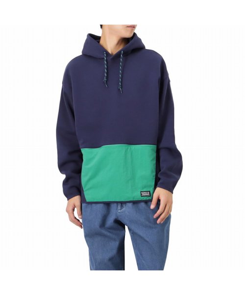 MAC HOUSE(men)(マックハウス（メンズ）)/Levi's リーバイス ユーティリティーフーディー A0756－0000/ネイビー