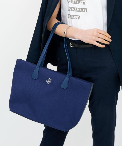 Editors Draw(エディターズドロー)/STUART Sideline Tote Bag　トートバック/Navy