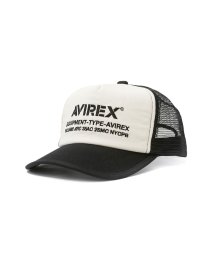 AVIREX(AVIREX)/アヴィレックス AVIREX NUMBERING MESH CAP メッシュキャップ アジャスター付き 迷彩 AVIREX HEAD WEAR 14407300/ホワイト