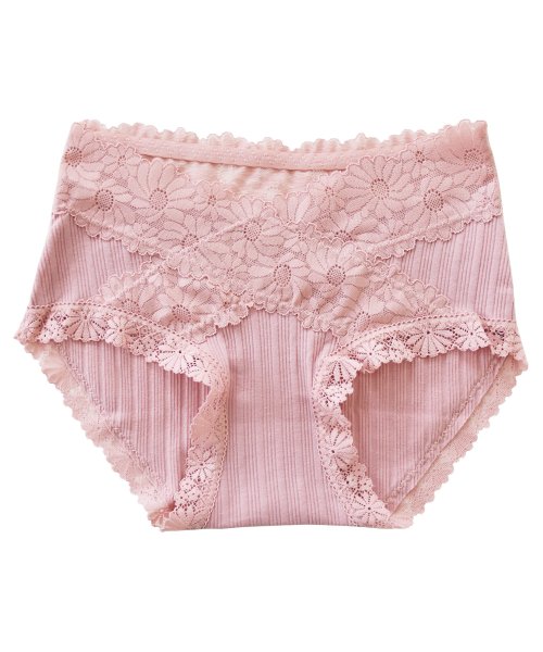 セール レースショーツ レディース コットン素材 綿混 花柄 フラワー 下着 単品 パンティー きれいめ セクシー ショーツ 響かない ベーシック デイリー ストレッチ レースレディース Lace Ladies Magaseek