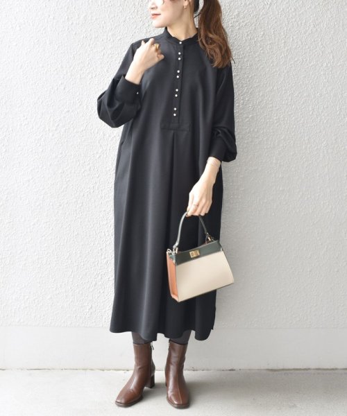 パールモチーフボタンワンピース シップス ウィメン Ships Women Magaseek