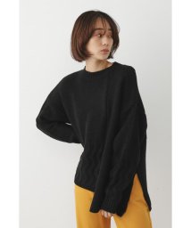 SHEL'TTER SELECT(シェルターセレクト)/パッチニットトップス/BLK