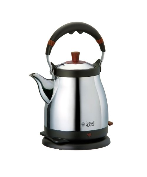 Russell Hobbs(ラッセルホブス)/【日本正規品】ラッセルホブス 電気ケトル Russell Hobbs ケトル藤 Kettle Fuji ステンレス 和風 湯沸かしポット ギフト 7210JP/シルバー