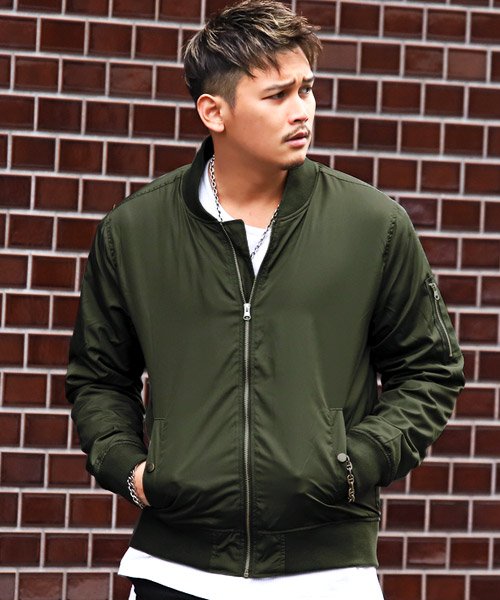 セール 裏ボアma 1ジャケット Ma 1ジャケット メンズ Ma1 裏ボア ブルゾン フライトジャケット ラグスタイル Luxstyle Magaseek