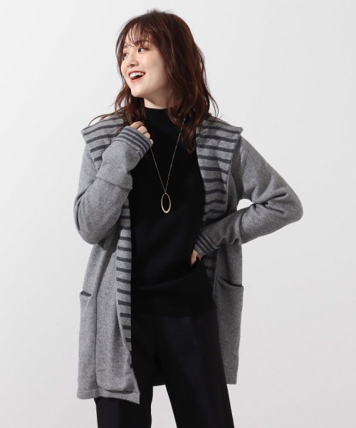 セール ボーダーニットカーディガン シューラルー ドレスキップ Shoo La Rue Dreskip Magaseek