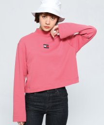 TOMMY JEANS(トミージーンズ)/【WEB限定】フラッグロゴモックネックプルオーバー/レッド