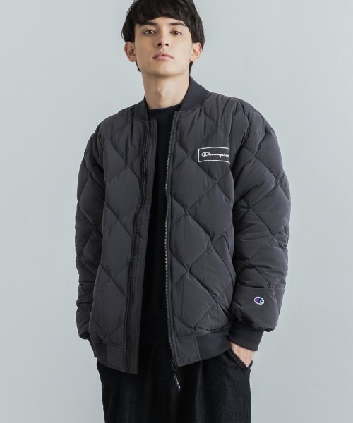Champion チャンピオン ダウンジャケット メンズ レディース ブルゾン Ma 1 フライトジャケット カジュアル ミリタリー キルティング アメカジ A ロッキーモンロー Rocky Monroe Magaseek