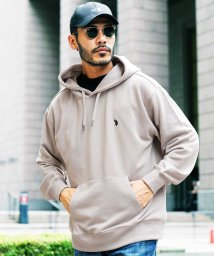 JIGGYS SHOP/U.S.POLO ASSN.ブランド別注裏毛プルオーバーパーカー / ブランド フーディ スウェット プルパーカー メンズ  ビッグシルエット オーバーサイズ /504429160