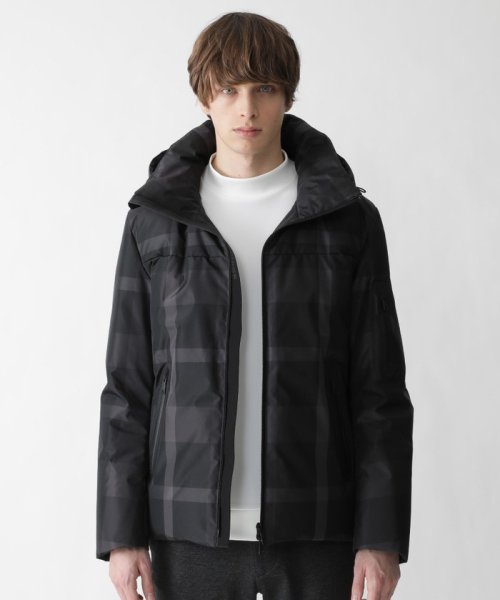 BLACK lab.】トーナルチェックストームダウン(504429328)｜HANKYU 