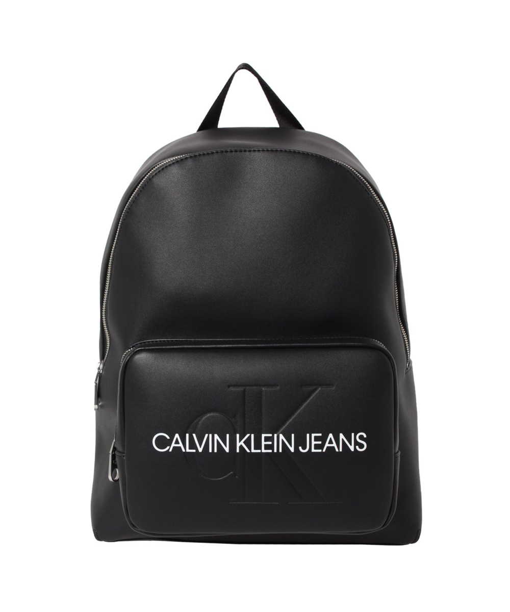 Calvin Klein カルバンクライン レザーリュック ブラック