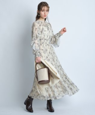 Apuweiser-riche/ニュアンスフラワープリントワンピース/504433319