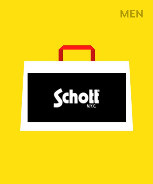 Schott(ショット)/【2022年福袋】Schott (MENS）レザー/BLACK