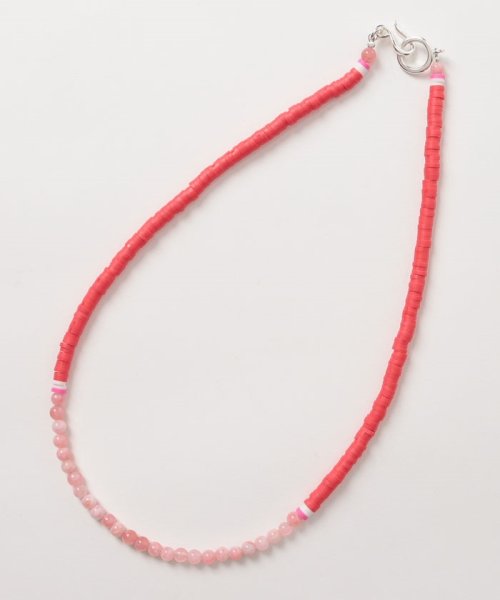 ＳＹＭＰＡＴＨＹ　ＯＦ　ＳＯＵＬ　Ｓｔｙｌｅ(シンパシーオブソウルスタイル)/Disk Beads Necklace(Pink)/pink