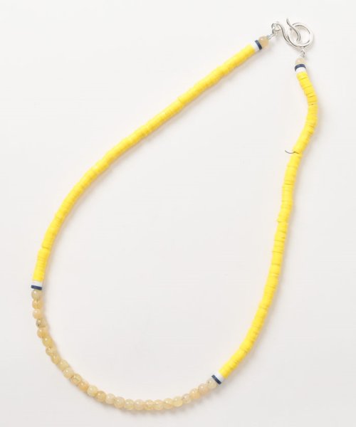 ＳＹＭＰＡＴＨＹ　ＯＦ　ＳＯＵＬ　Ｓｔｙｌｅ(シンパシーオブソウルスタイル)/Disk Beads Necklace(Yellow)/yellow