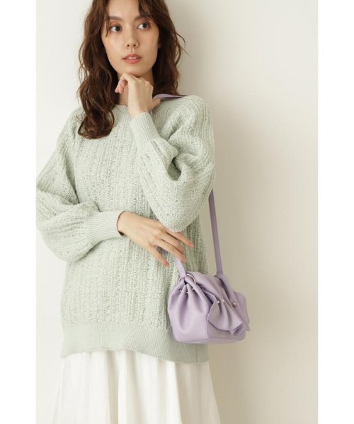 JILL STUART(ジル スチュアート)/◆タックデザインバッグ/LAVENDER