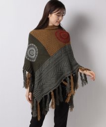 Desigual(デシグアル)/ACCESSORIES FLAT KNIT PONCHOS/グリーン系