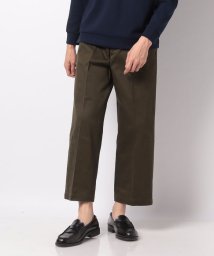 B.C STOCK　OUTLET(ベーセーストックアウトレット)/PLAIN FRONT OFFICERS CHINO/グリーンA