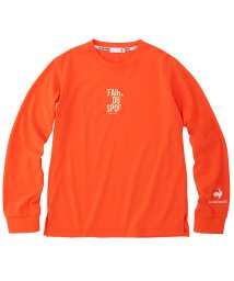 le coq sportif (ルコックスポルティフ)/リバースドライL/Sシャツ【アウトレット】/オレンジ系