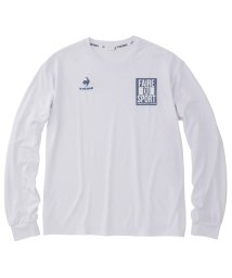 le coq sportif (ルコックスポルティフ)/【サンスクリーン】ロングスリーブシャツ【アウトレット】/ホワイト