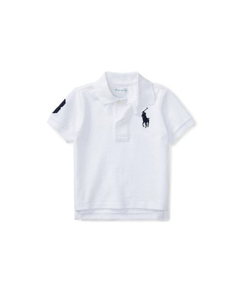 POLO RALPH LAUREN(POLO RALPH LAUREN)/(ベビー)コットン メッシュ ポロシャツ/100ホワイト