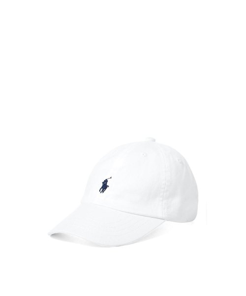 POLO RALPH LAUREN(POLO RALPH LAUREN)/(ボーイズ 2才～4才)コットン チノ ベースボール キャップ/100ホワイト