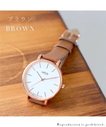 nattito(ナティート)/【メーカー直営店】腕時計 シンプル 長寿命 クレス フィールドワーク ST269/ブラウン