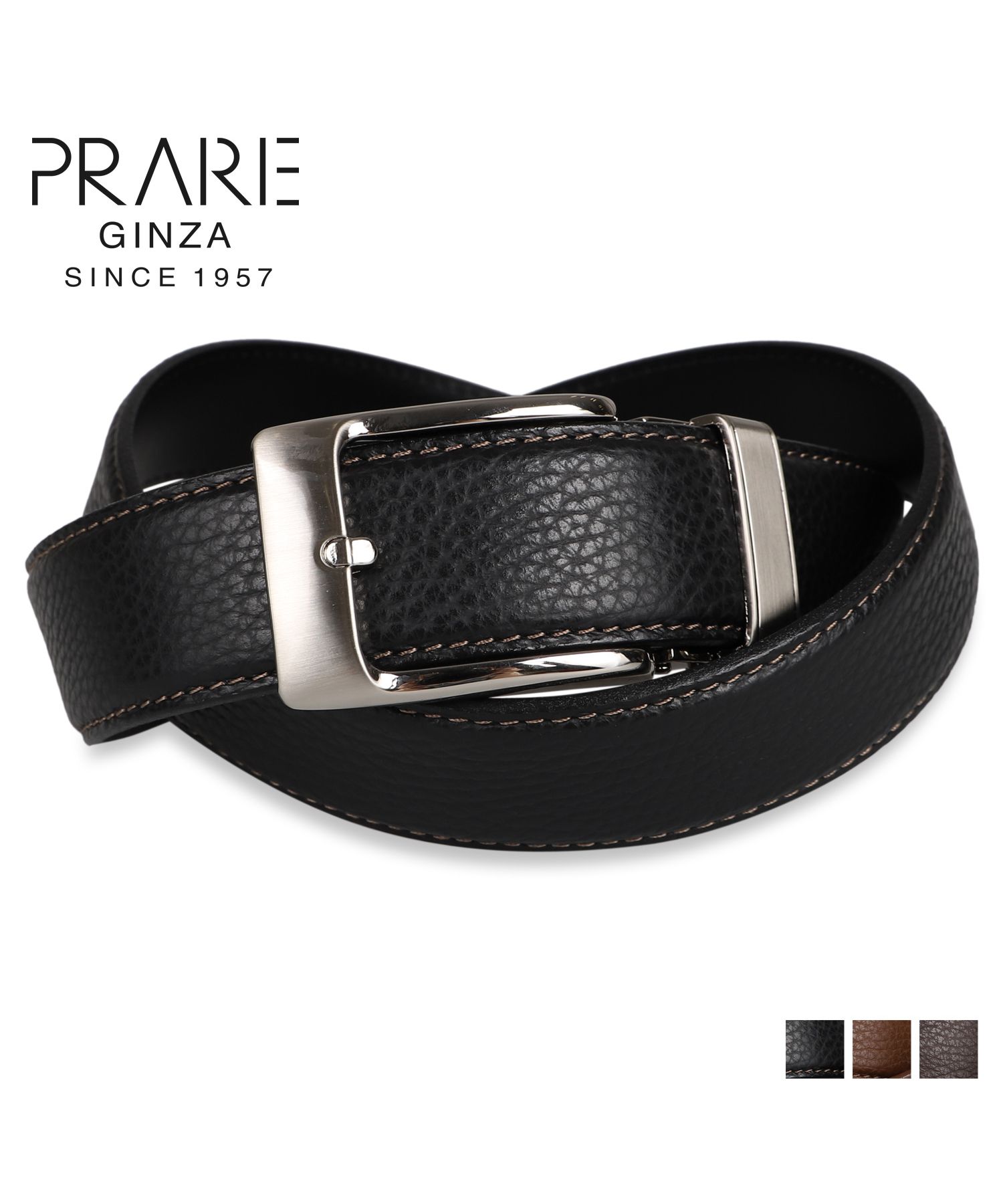 プレリーギンザ PRAIRIE GINZA ベルト メンズ 本革 LEATHER BELT