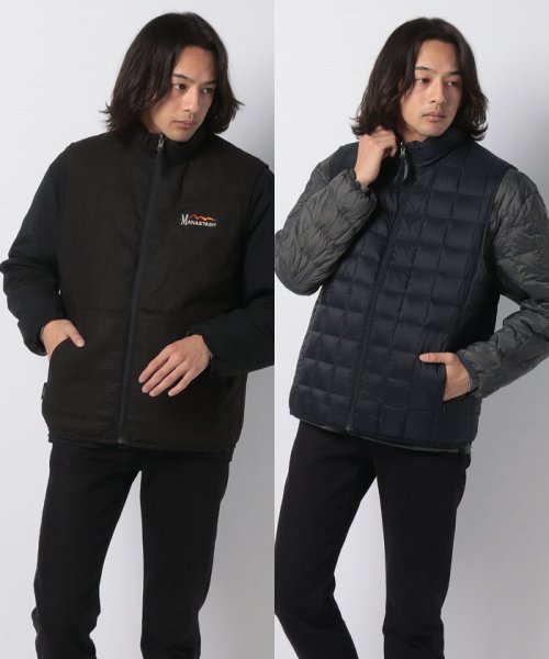 go slow caravan MENS SELECT BRAND(ゴースローキャラバンメンズセレクトブランド)/MANASTASHxTAION 12WAY DOWN JKT/ブラック