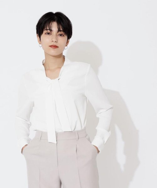 ボウタイブラウス ナチュラルビューティーベーシック Natural Beauty Basic Magaseek