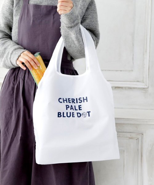 セール Cherish Pale Blue Dot エコバッグl アフタヌーンティー リビング Afternoon Tea Living Magaseek
