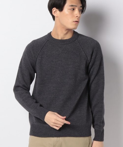 セール ウール混ラウンドネックニット セーター シスレー メンズ Sisley Magaseek