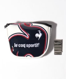 le coq sportif GOLF (ルコックスポルティフ（ゴルフ）)/マグネット式異型ヘッド対応パターカバー/ホワイト×ネイビー