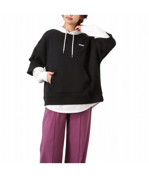 セール Fila フィラ フェイクレイヤードパーカー Fl1948 マックハウス レディース Mac House Women Magaseek