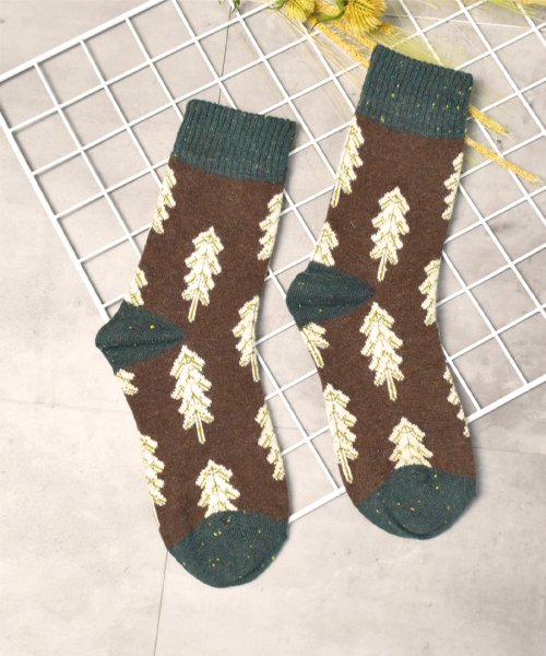 セール 柄厚手生地ソックス 靴下 アルゴトウキョウ Argo Tokyo Magaseek